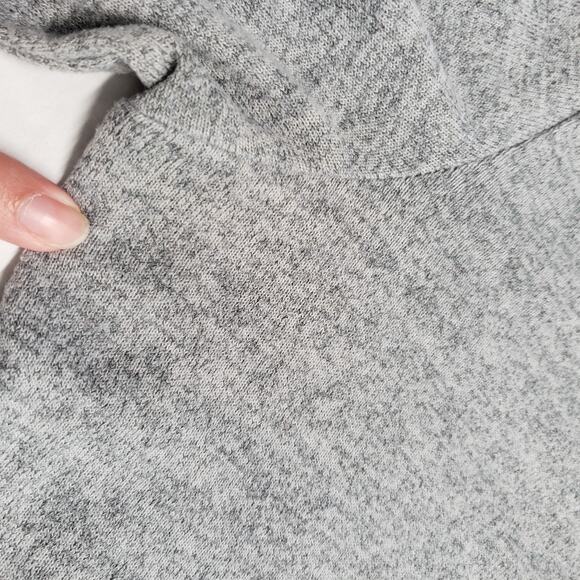 Wet Seal Long Cardigan Womens XL Gray Long Sleeve Preppy V-Neck Office Bohemian - Picture 10 of 16